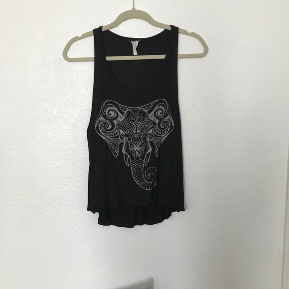 Elephant print tee | S - Picture 1 of 3